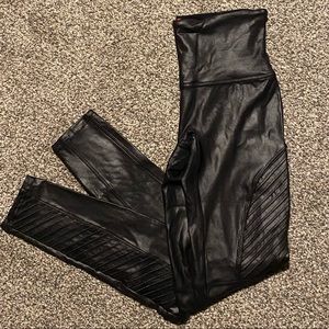 Faux Leather Moto Leggings